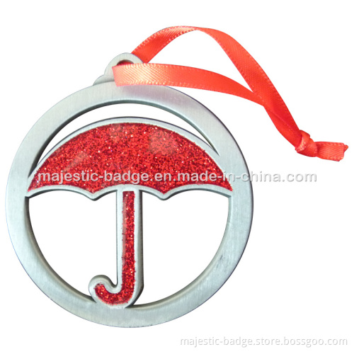 Cut out Glitter Zinc Die Cast & Umbrella Medallion